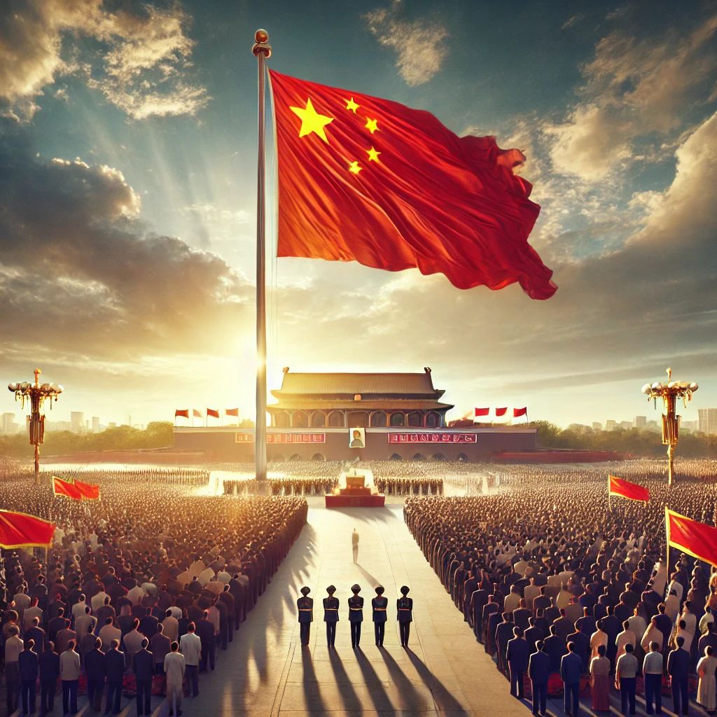 《心向祖国红》