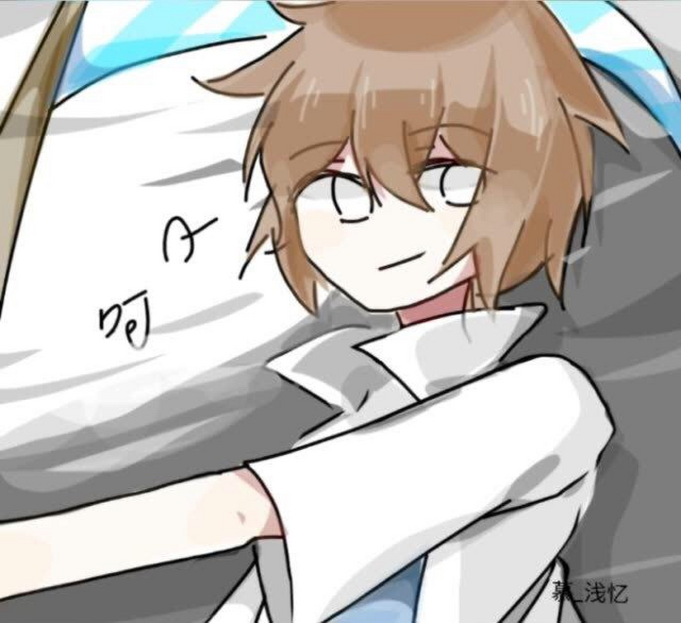 吾王表情包 表面上:不会吧不会真的有人相信him 存在吧,不会吧不会吧