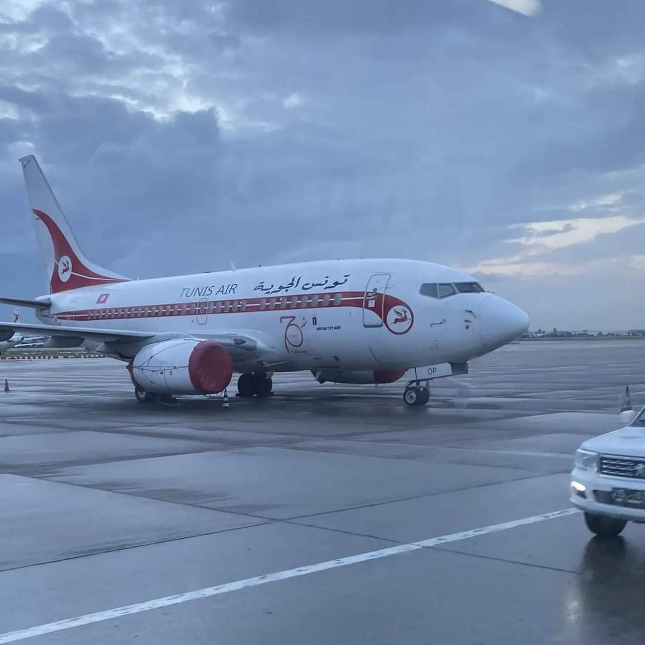 突尼斯航空公司唯一涂装 突尼斯航空公司唯一一架这样涂装的客机,因