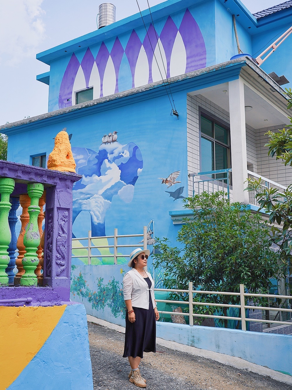 德兴有座超美童话村 江西大茅山下有座童话般的村子:大茅山彩虹童话村