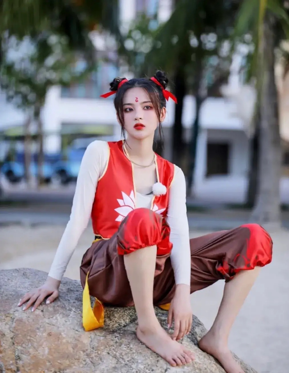 【九位明星cos哪吒大pk】模王王祖蓝毋庸置疑模仿最像,杨超越妹妹竟然