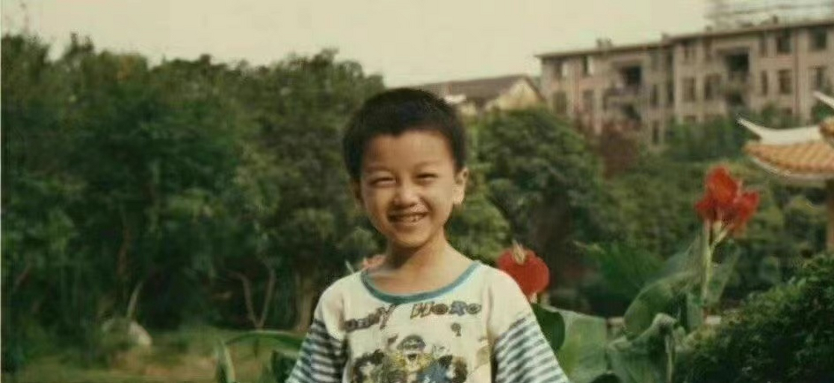 陈晓童年照片好可爱,眉清目秀的小帅哥!