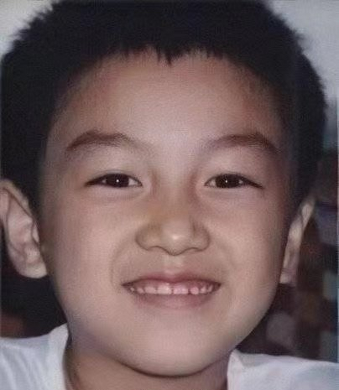 陈晓童年照片好可爱,眉清目秀的小帅哥!