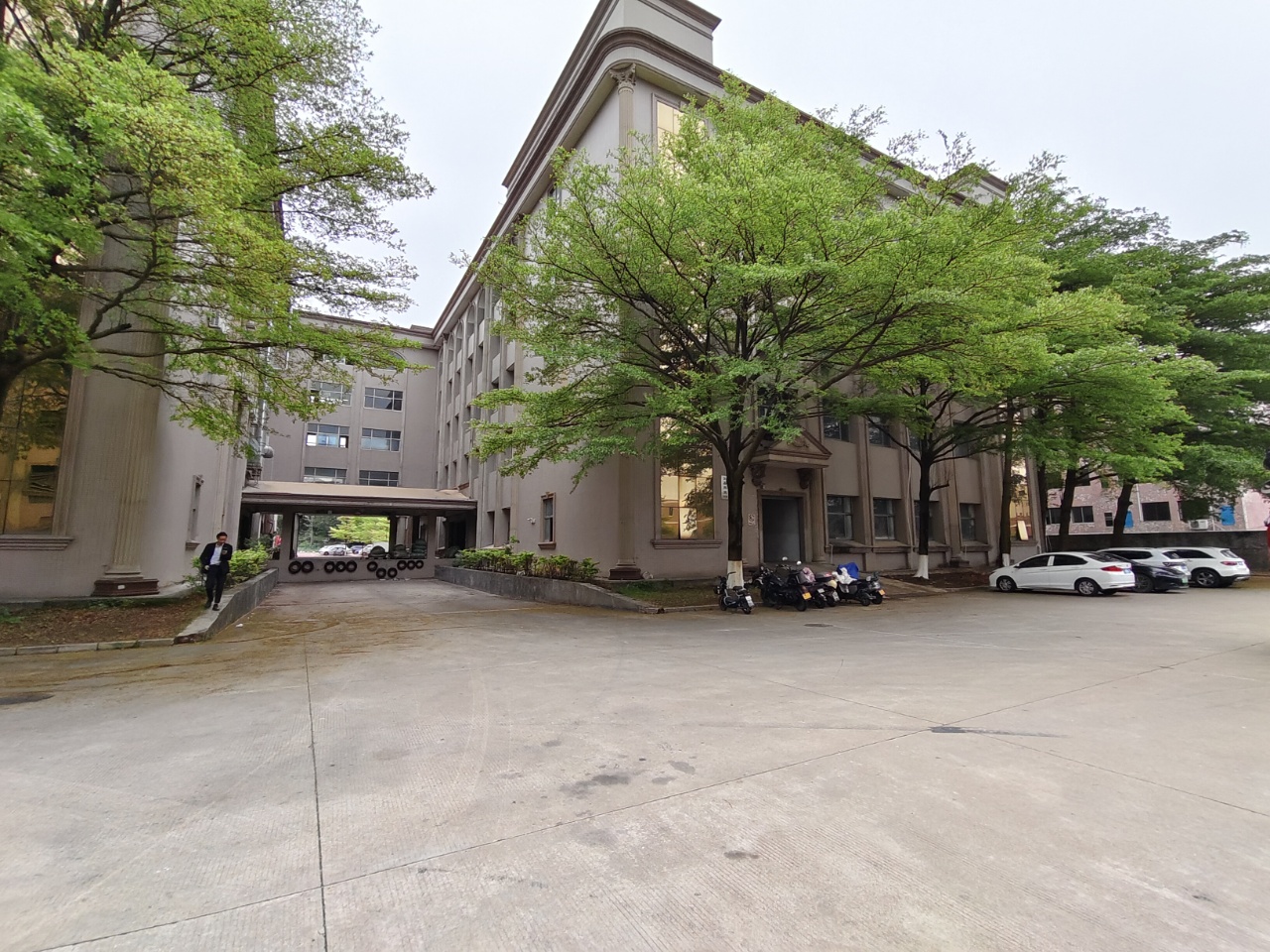 秋长茶园花园式厂房,大车随意掉头,厂房方正使用率高#厂房# #惠州