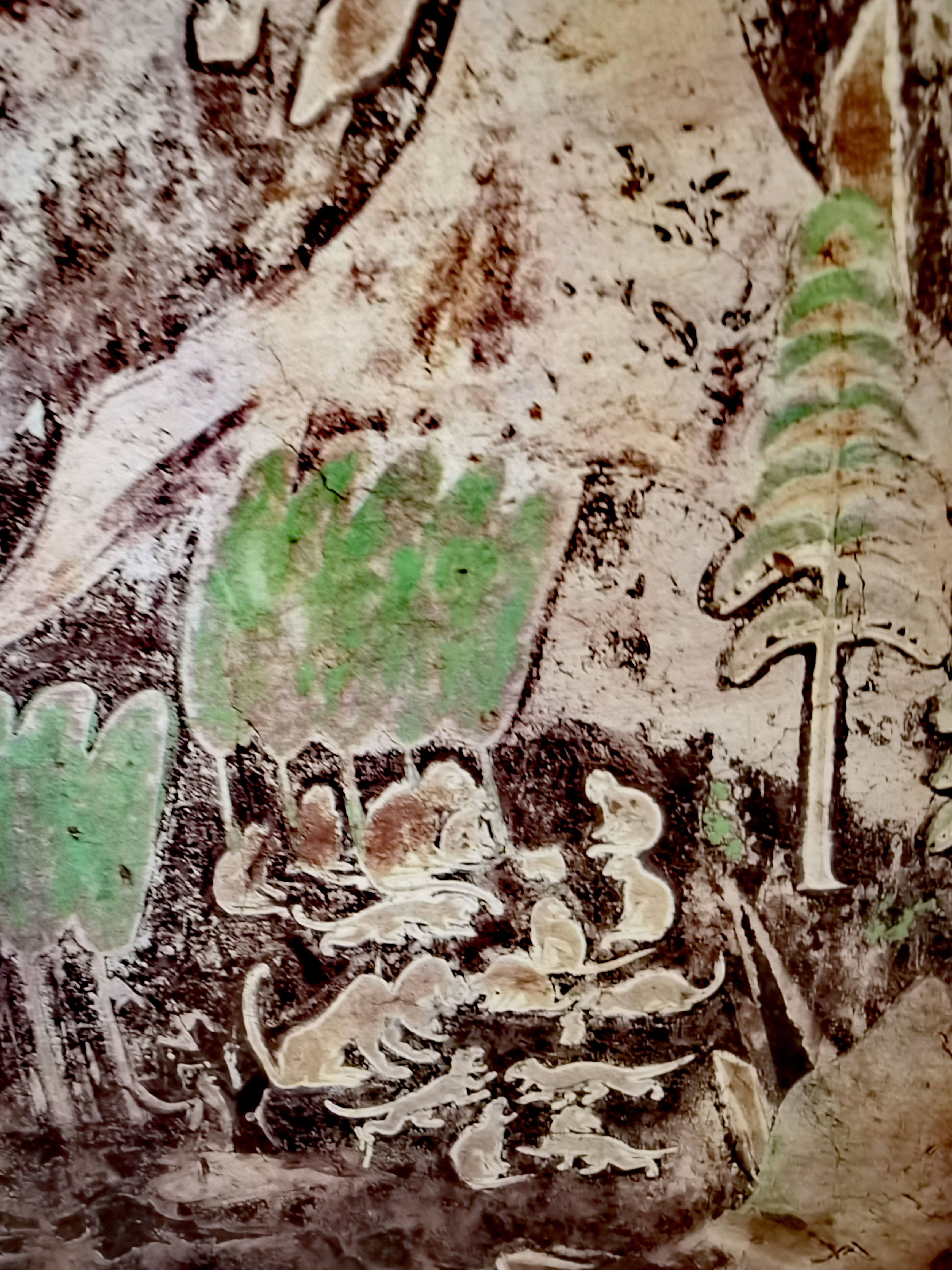 麦积山127窟 67时代:西魏 671,3,4:菩萨;2:正龛一佛二菩萨; 676