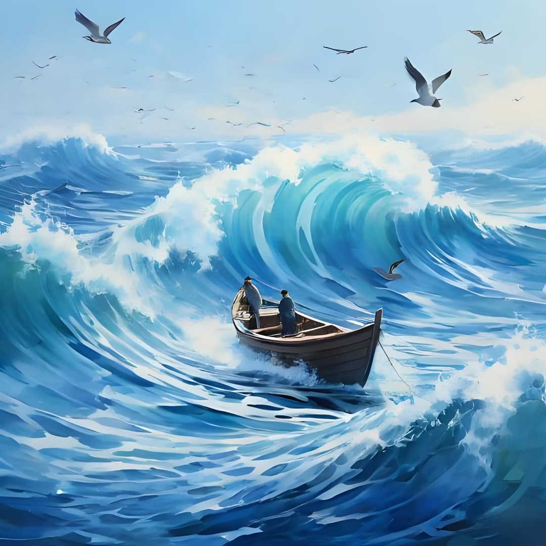 出句:久住云山名利淡【小白】 对句:长行月涧世尘