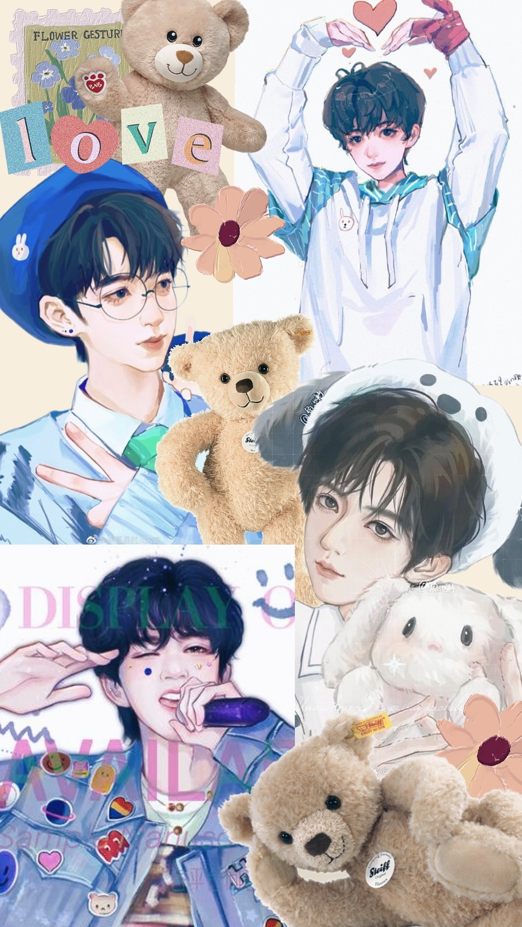 马嘉祺贺峻霖动漫系列壁纸,超帅