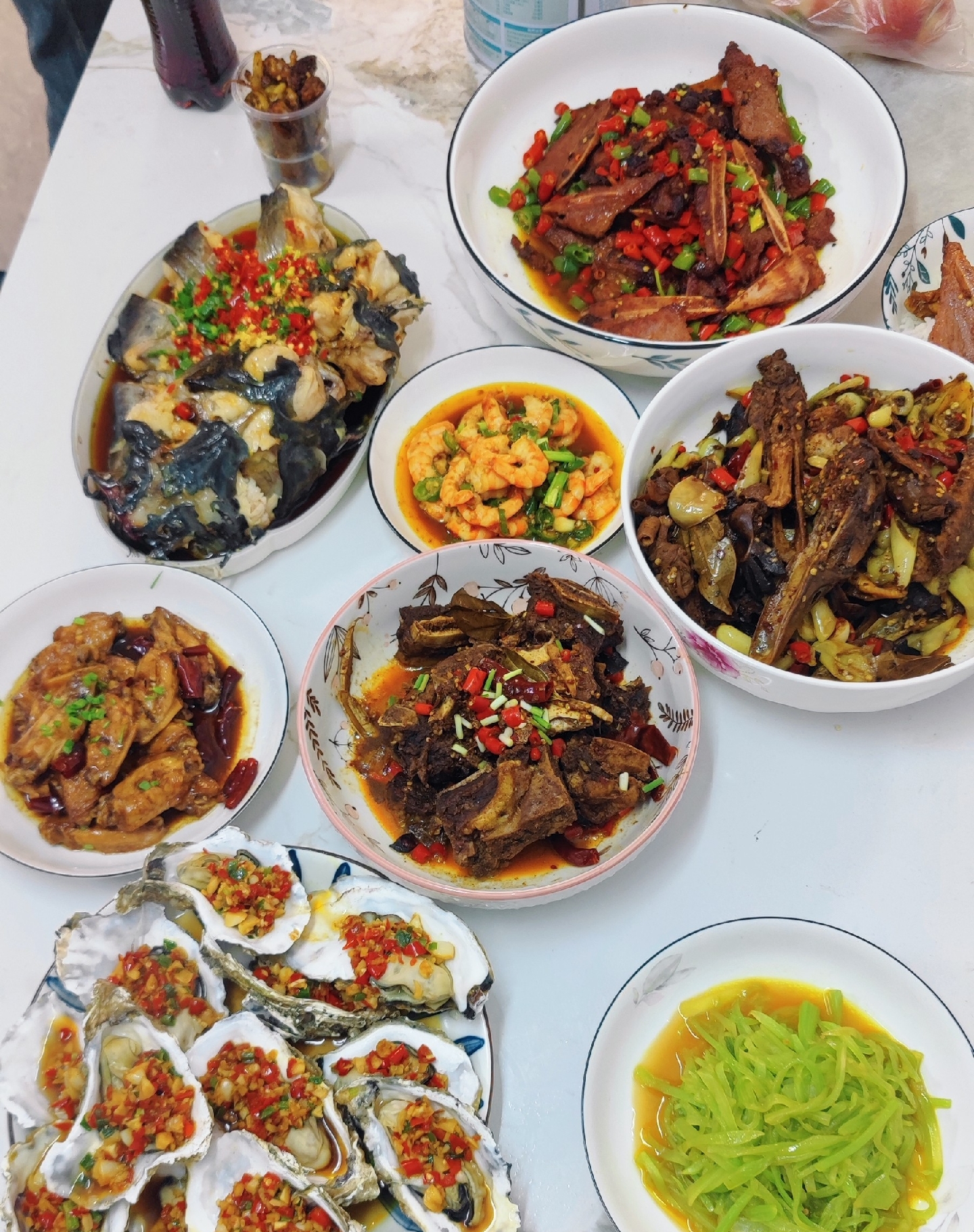 周末,朋友家蹭饭合集