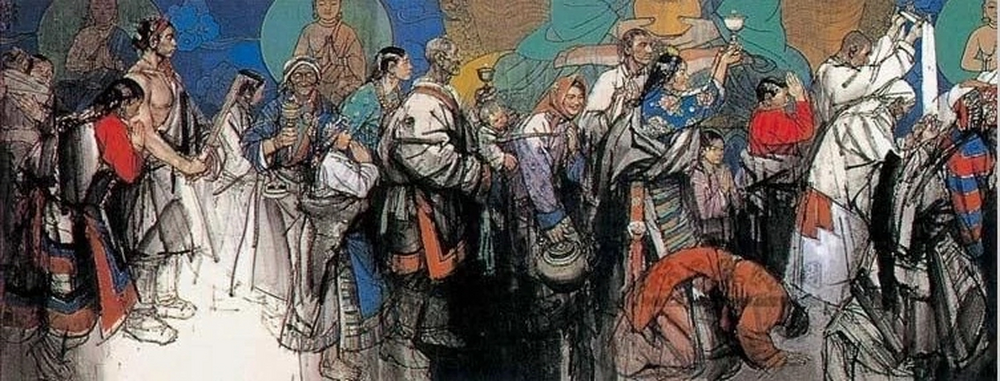 无价之师# 史国良(释慧禅),1956年生,中国当代著名人物画家;师从