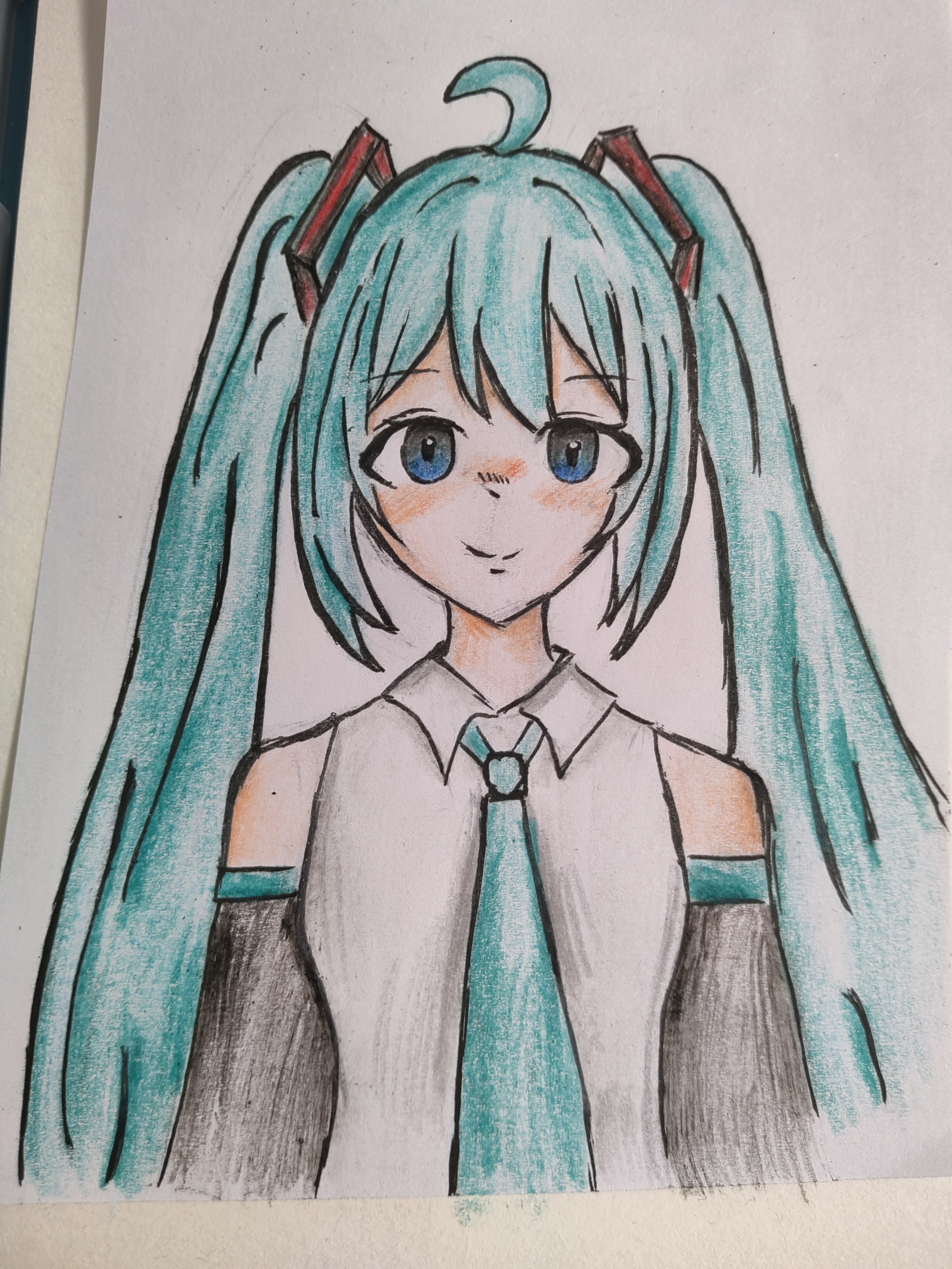 初音未来终于画好了