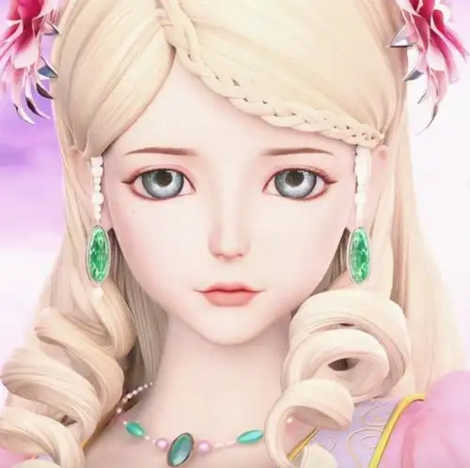 叶罗丽灵公主头像 拿图吱一声