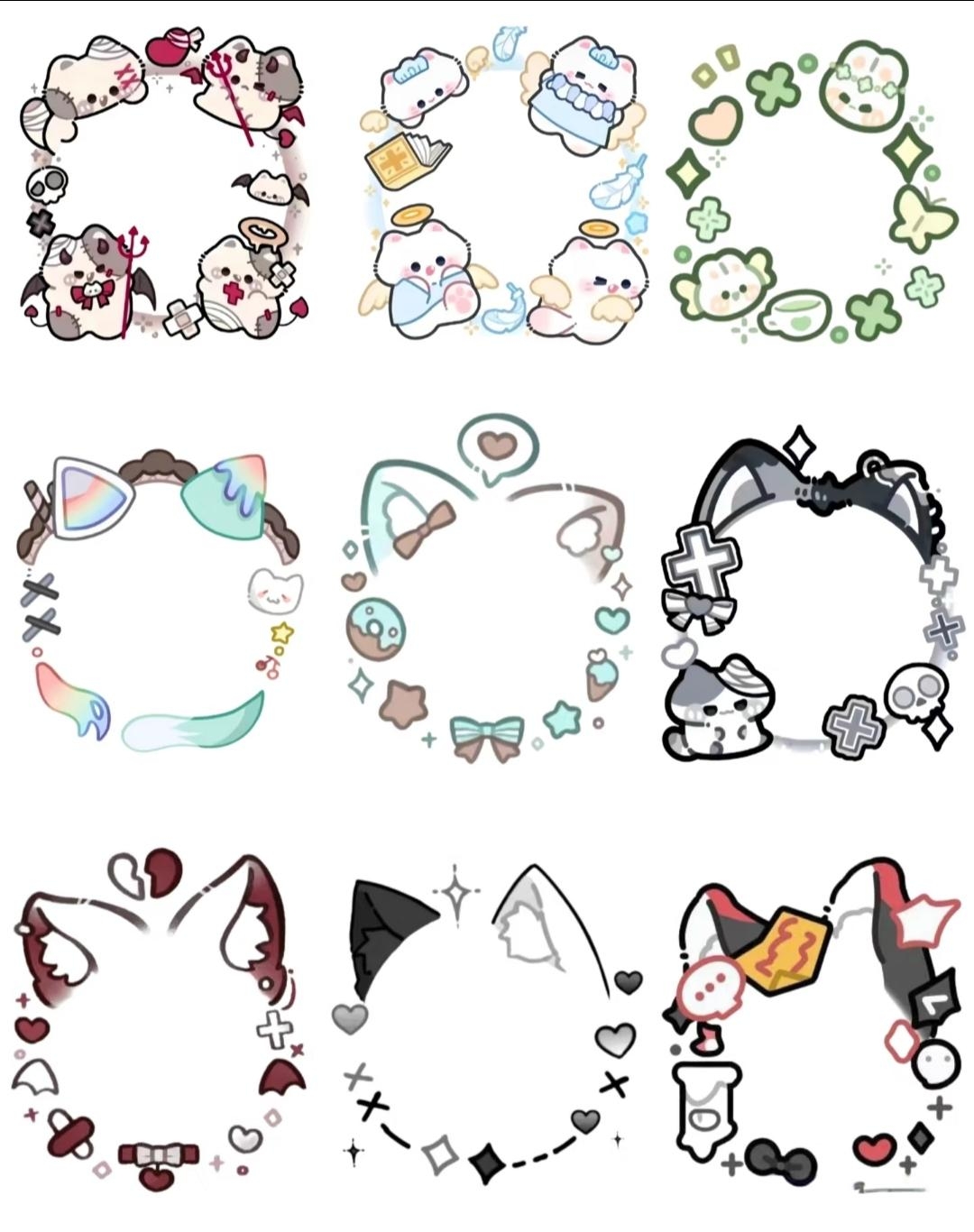 超可爱的头像框 想要自取