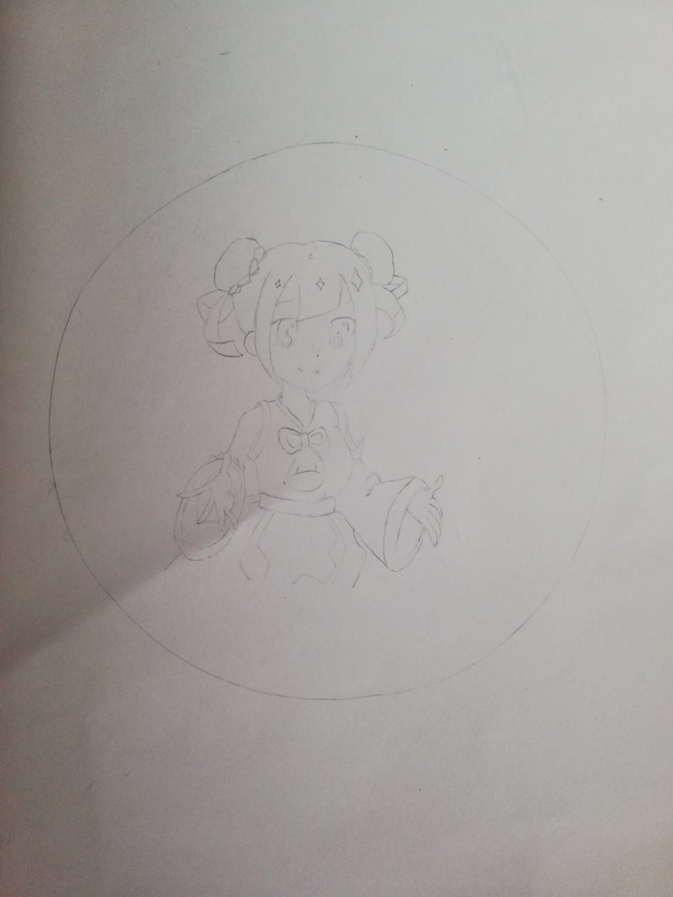 我画的月无双,和旁边的图对比一下,喜欢吗?