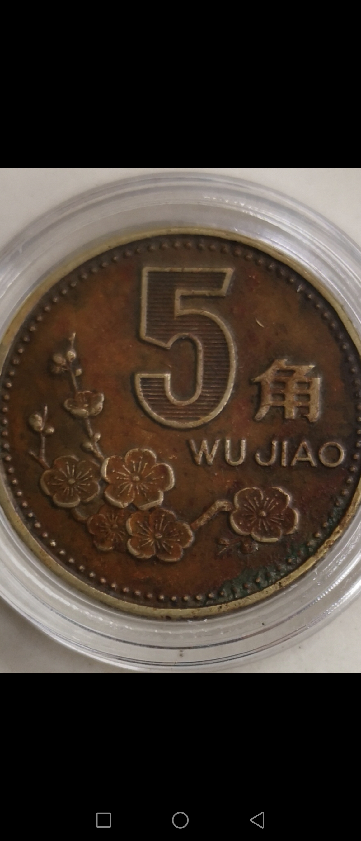 梅花五角包浆币欣赏