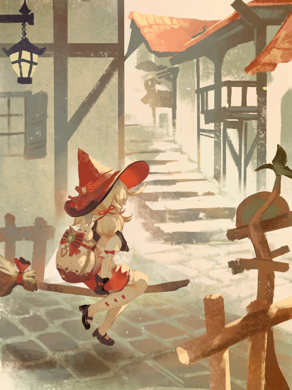 原神# #二次元# 小魔女可莉,太可爱了叭[期待]