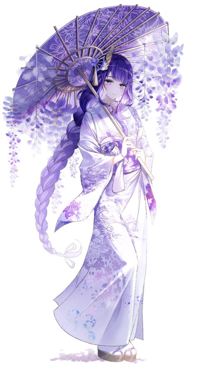 原神# #二次元# 和服雷电将军,虽然很好看,但拔刀不太方便吧[二哈]