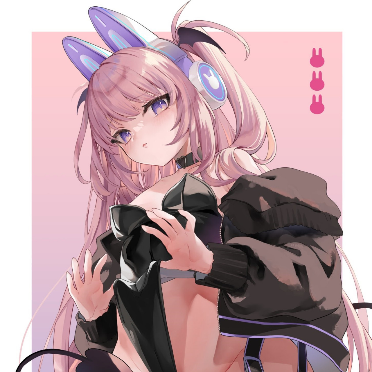 可爱即正义# 毛玉牛乳老师画的兔女郎魅魔,这谁顶得住啊01