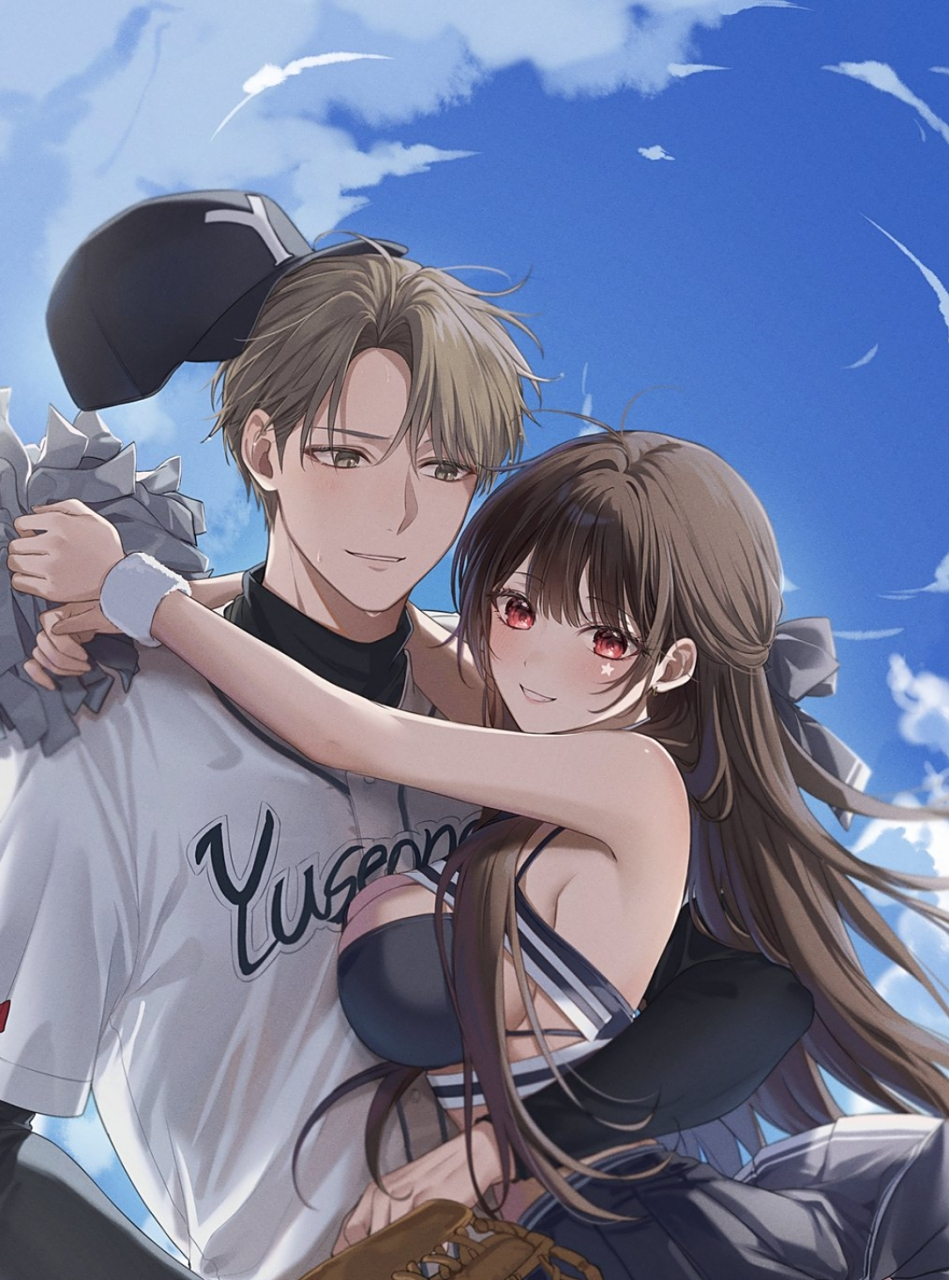 二次元# 帅哥与美女的组合,太养眼了吧![期待]