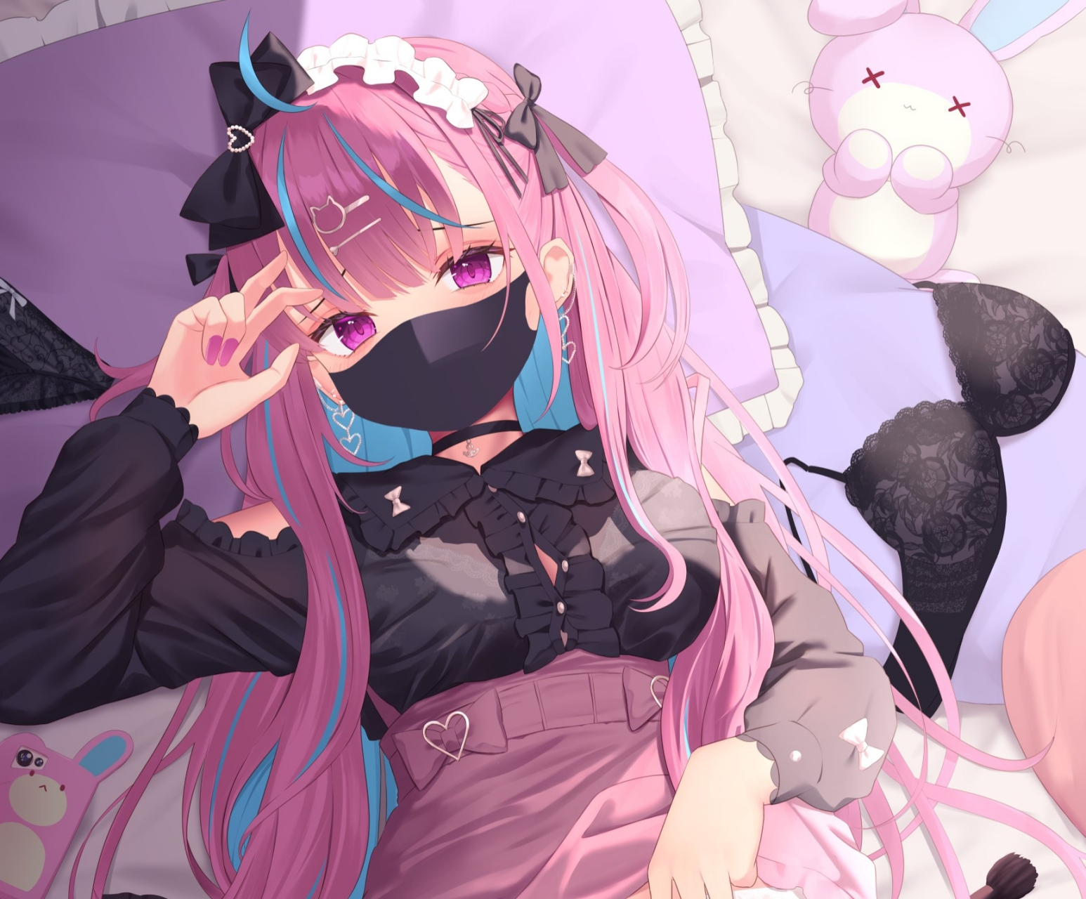 虚拟主播# 地雷系女仆凑阿库娅,这谁顶得住啊[二哈]