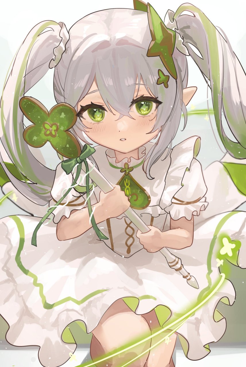 魔法少女纳西妲,双马尾好评[三哈]#原神