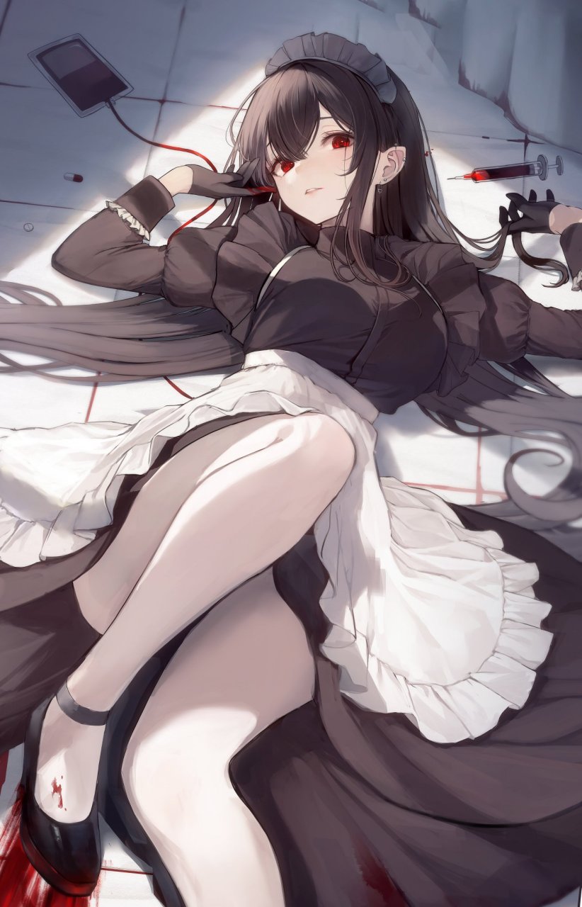二次元# 吸血鬼女仆,既迷人又危险啊[三哈] twi:yuna