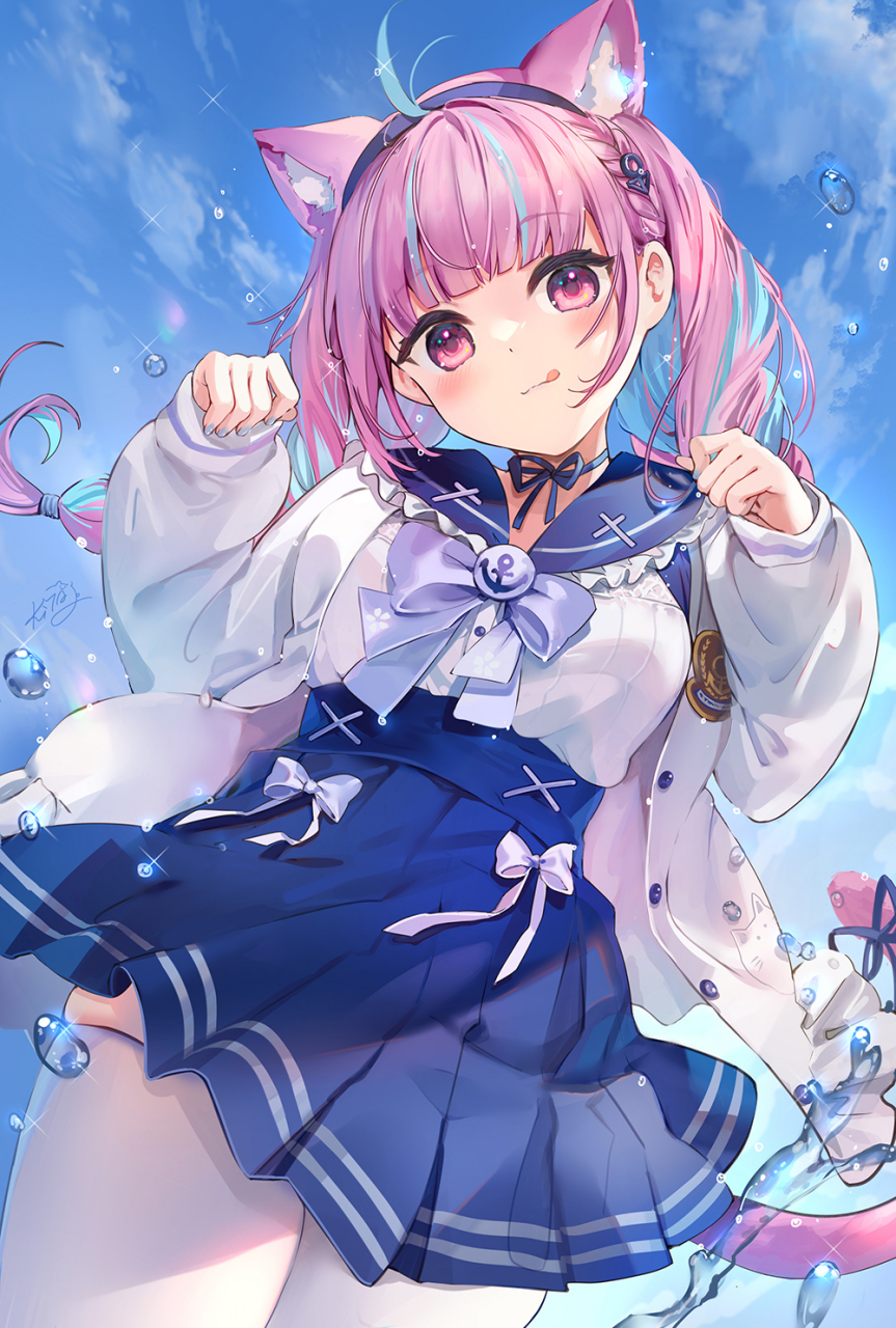 猫娘凑阿库娅,感觉不太聪明的样子[三哈]#虚拟主播