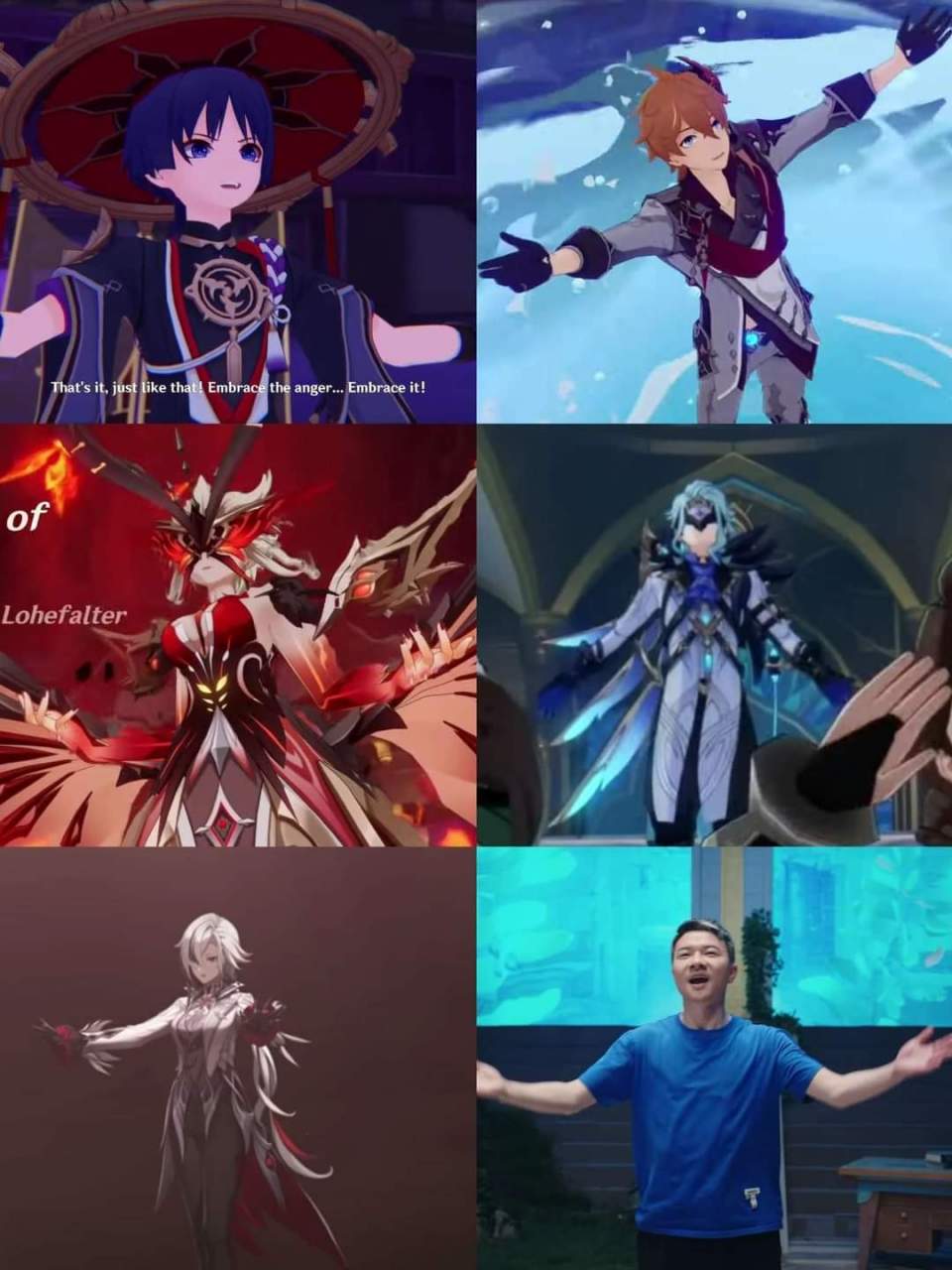 米哈游的劳模动捕演员——大伟哥[三哈]#原神