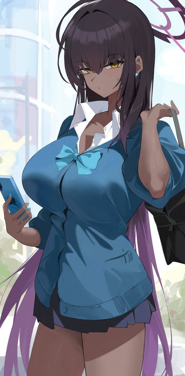 碧蓝档案# 角楯花凛 画师:檸檬猫