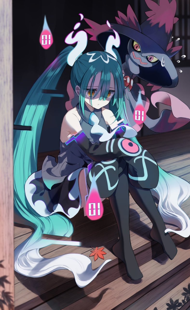 夏天结束了,没有人试胆了,寂寞的ghost miku酱#二次元