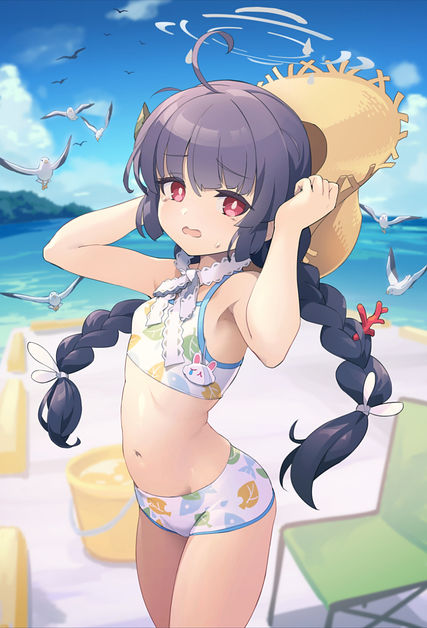 碧蓝档案# #二次元# 兔,兔兔4号…准备完成了…穿成这样,真的可以吗