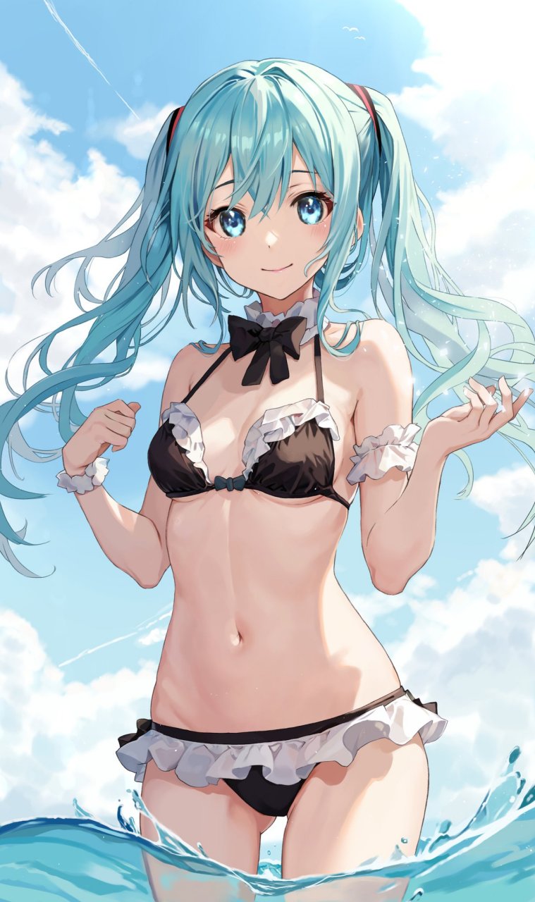 二次元# 泳装初音未来