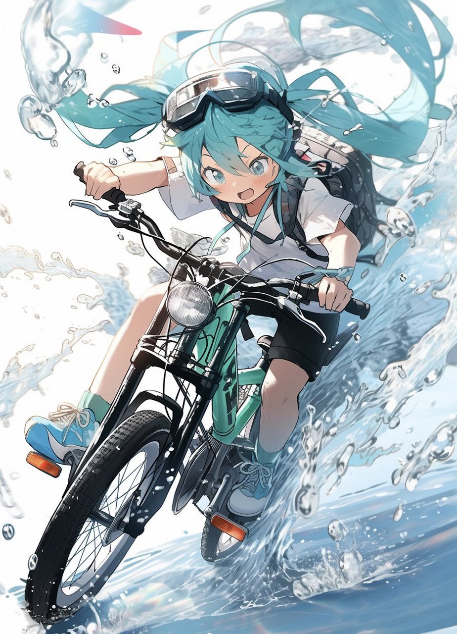 骑车速度好快啊,建议去送外卖[三哈]#二次元