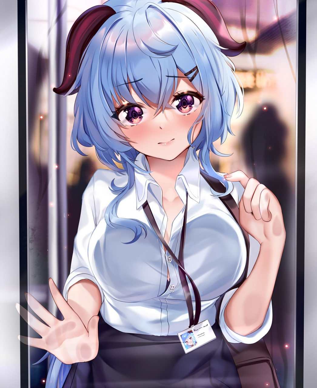 原神# 挤电车的ol甘雨[二哈] twi:squchan