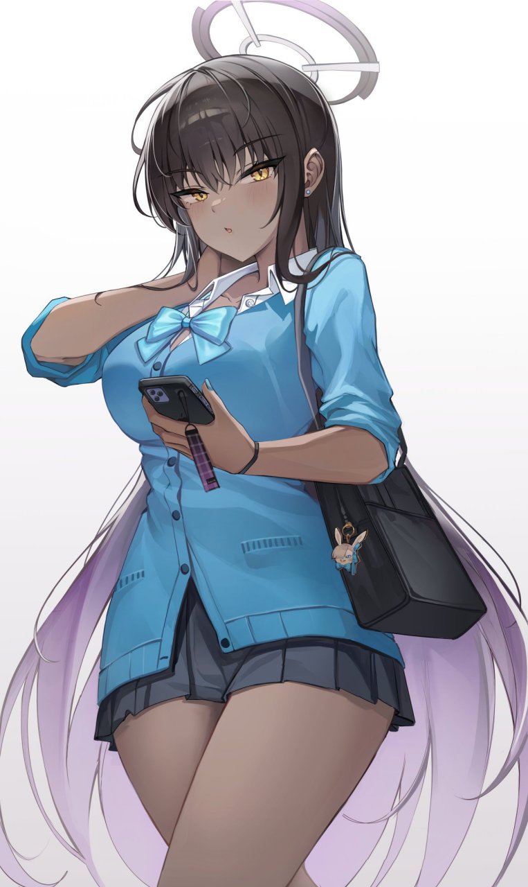 碧蓝档案# #二次元# "已经确认好了老师的日程安排.今天也请多关照.