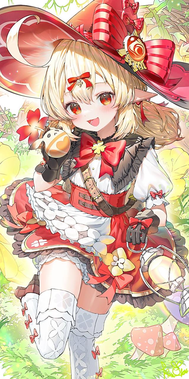 原神# #二次元# 小魔女可莉,可爱到犯规了啊[期待]