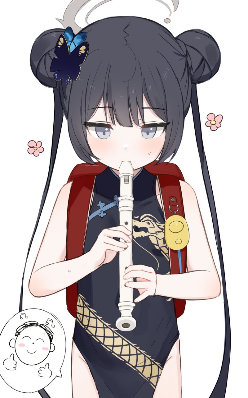 二次元# #碧蓝档案# 笛子吹得不错,再多吹几首曲子吧[二哈]