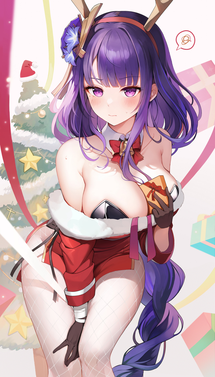 原神# 害羞的雷电将军