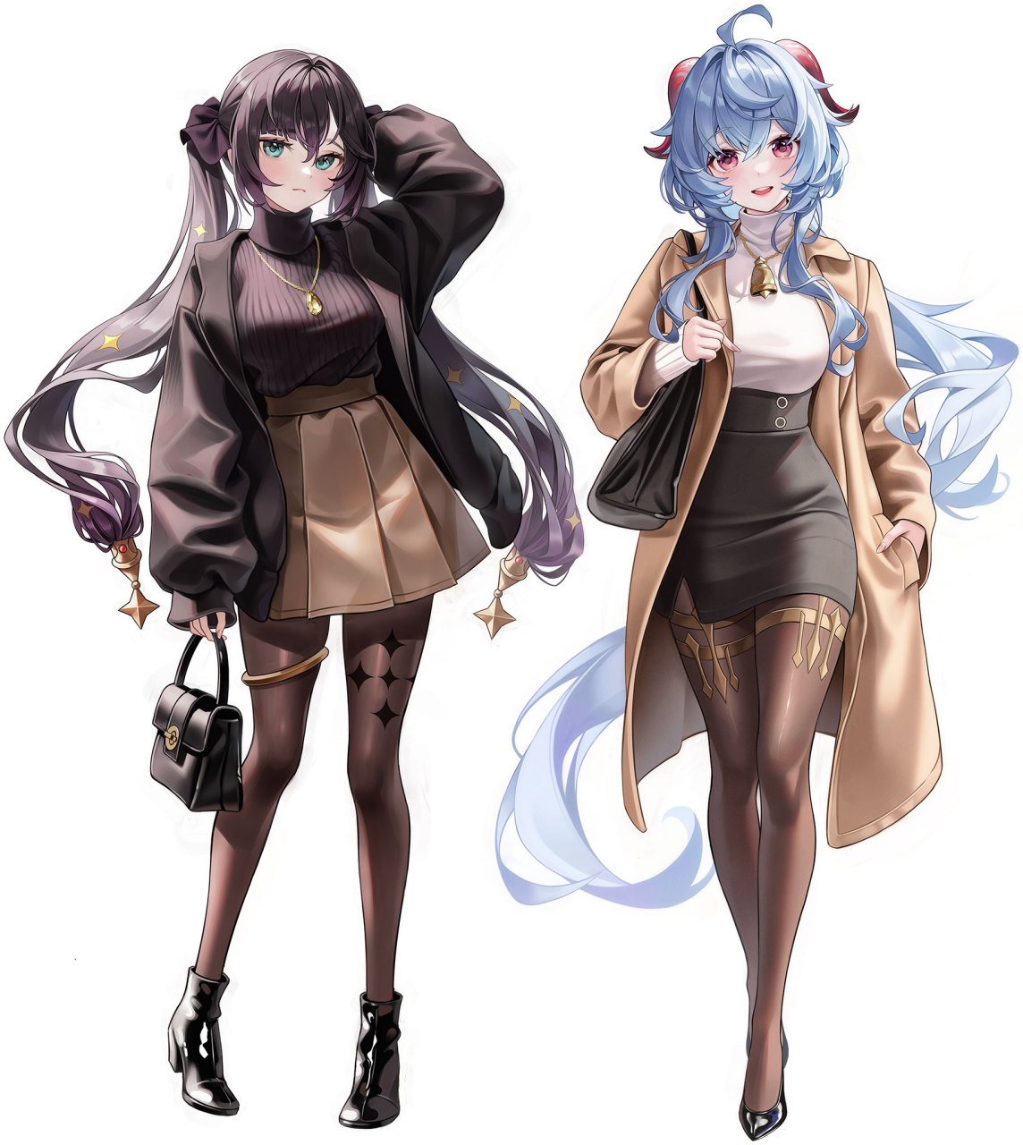 原神# #二次元# 同时收到莫娜和甘雨约会邀请,选谁好呢?[滑稽]