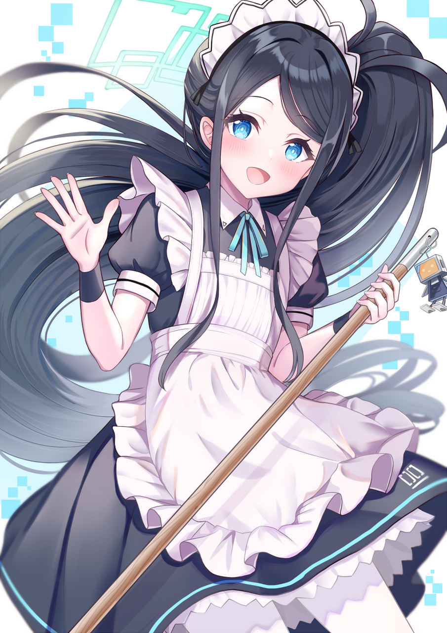 碧蓝档案# #二次元# 女仆爱丽丝,这才是真正的扫地机器人[三哈]