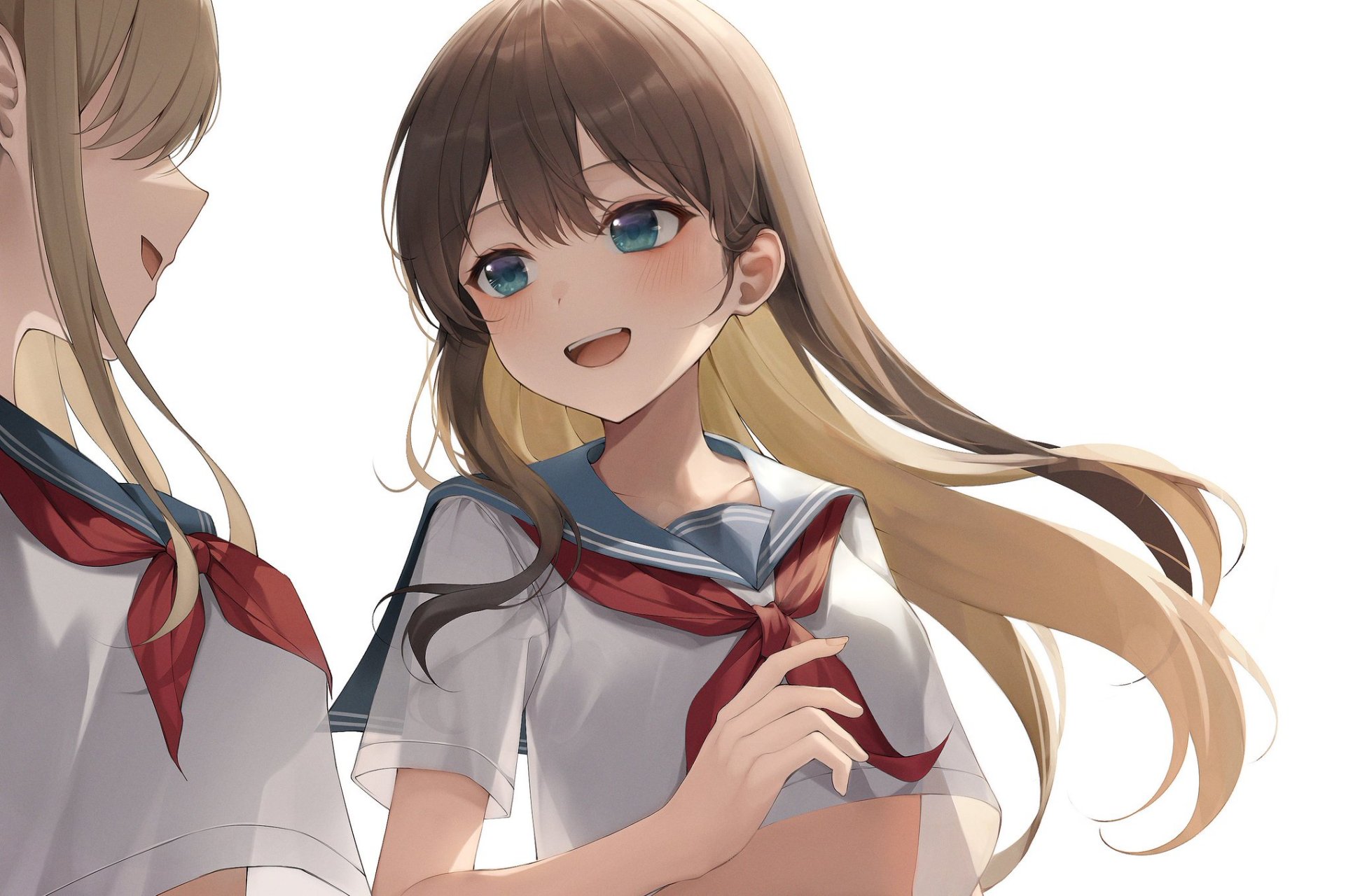 水手服少女 画师:solcha