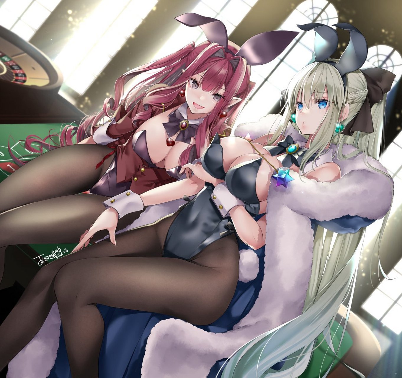 二次元# 兔女郎真的太戳我xp了[舔屏]