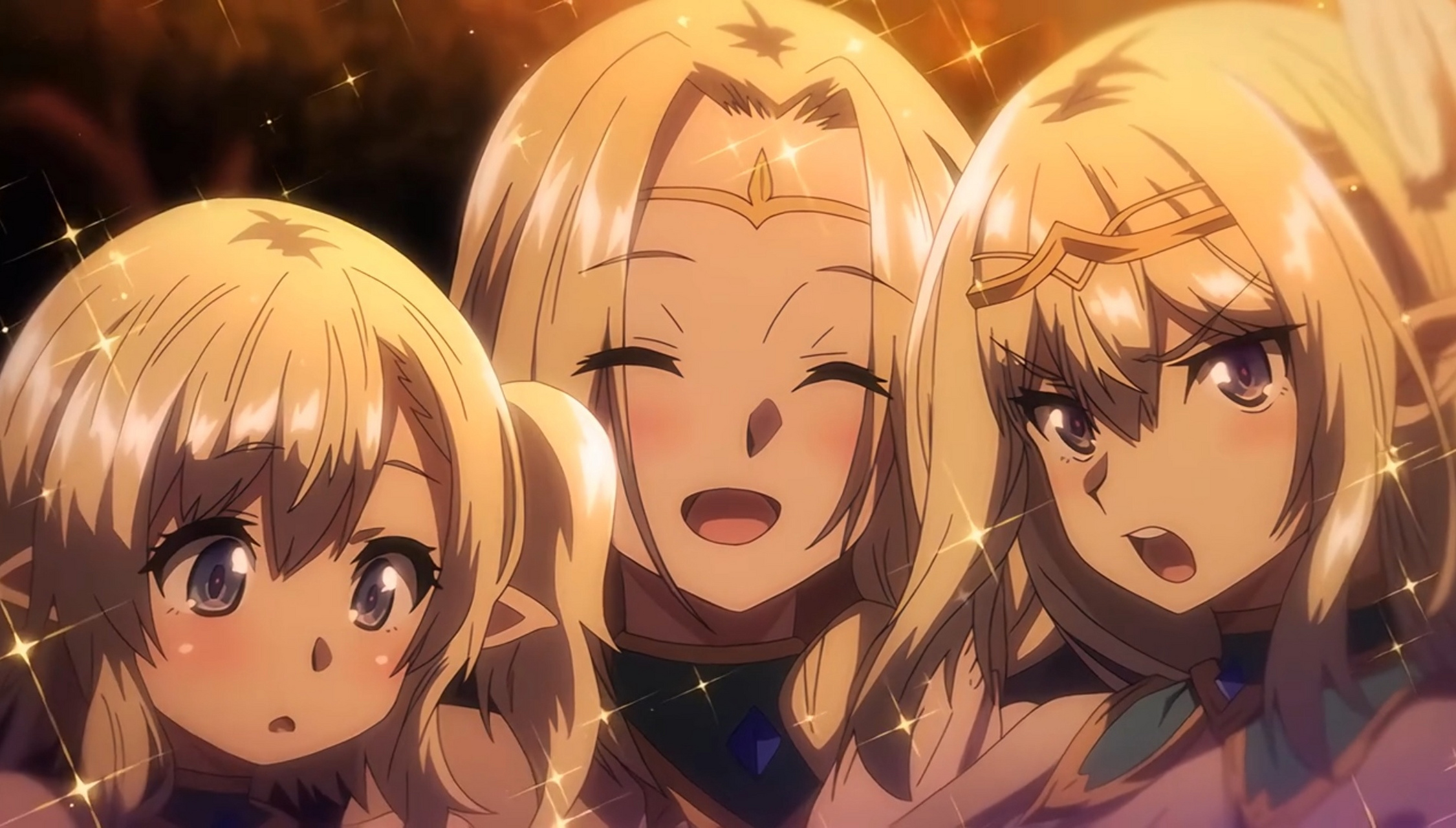 运气不错,在森林里面发现了精灵母女[二哈]#二次元