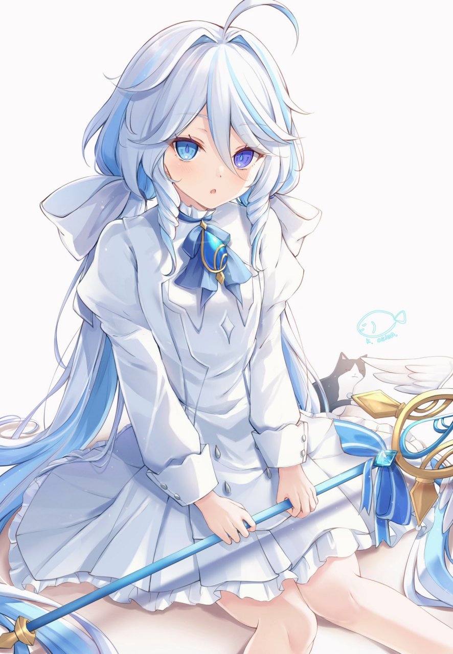 原神# 魔法少女芙宁娜,好可爱啊[期待] twi:霧せれあ