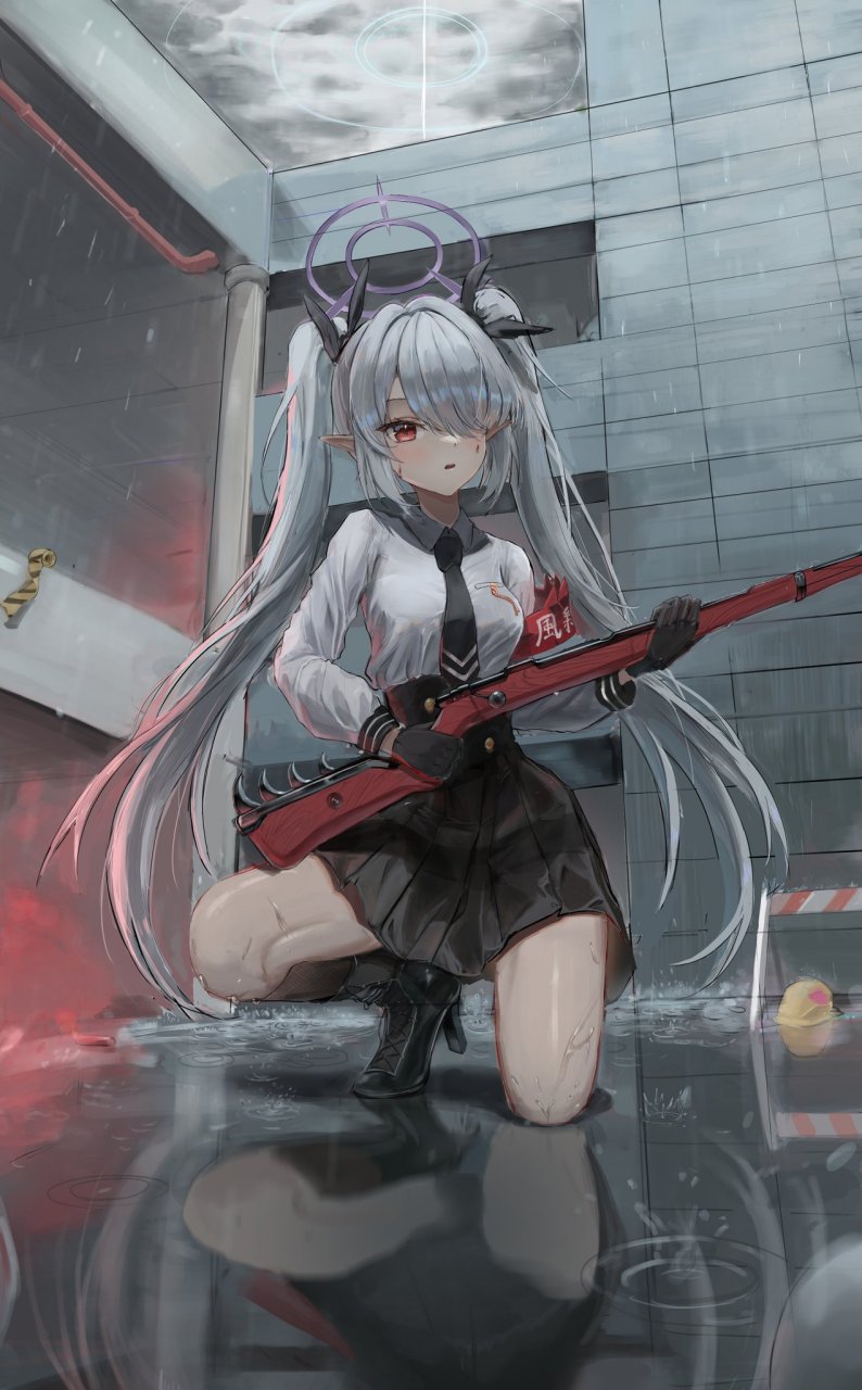 二次元# #碧蓝档案# 风纪委员的工作