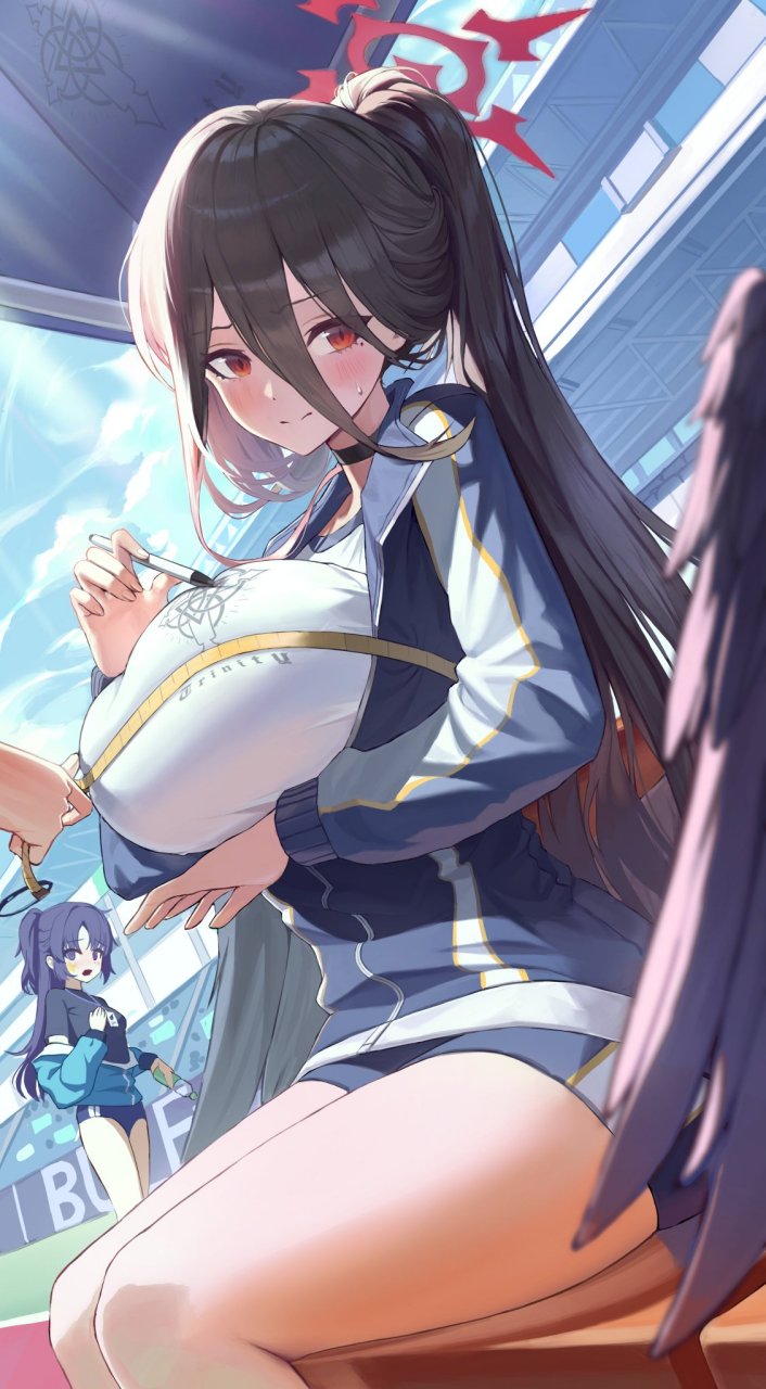 碧蓝档案# 羽川莲望 画师:yarn