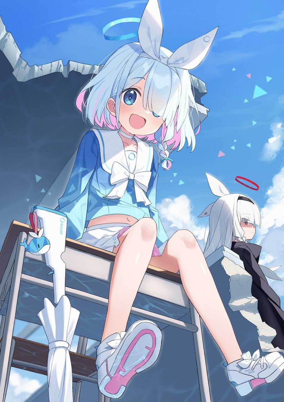 碧蓝档案# 阿罗娜和普拉娜 twi:和菓子