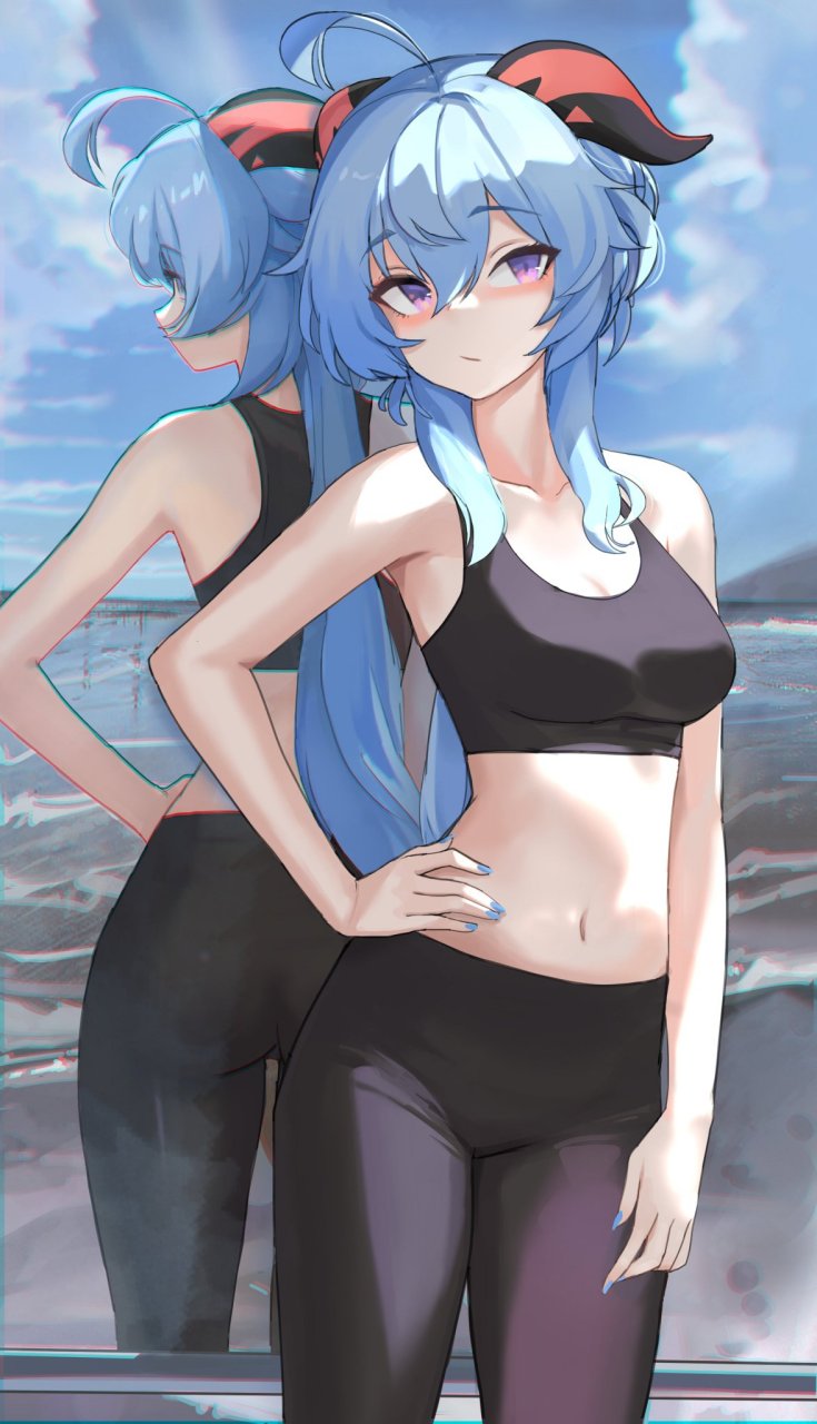 原神# #二次元# 甘雨身材真好啊,一点赘肉都没有[舔屏]