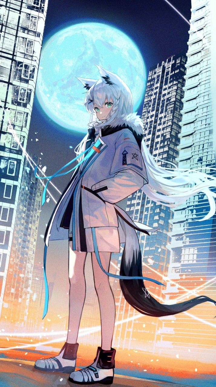 虚拟主播# 白上吹雪 画师:ゅん