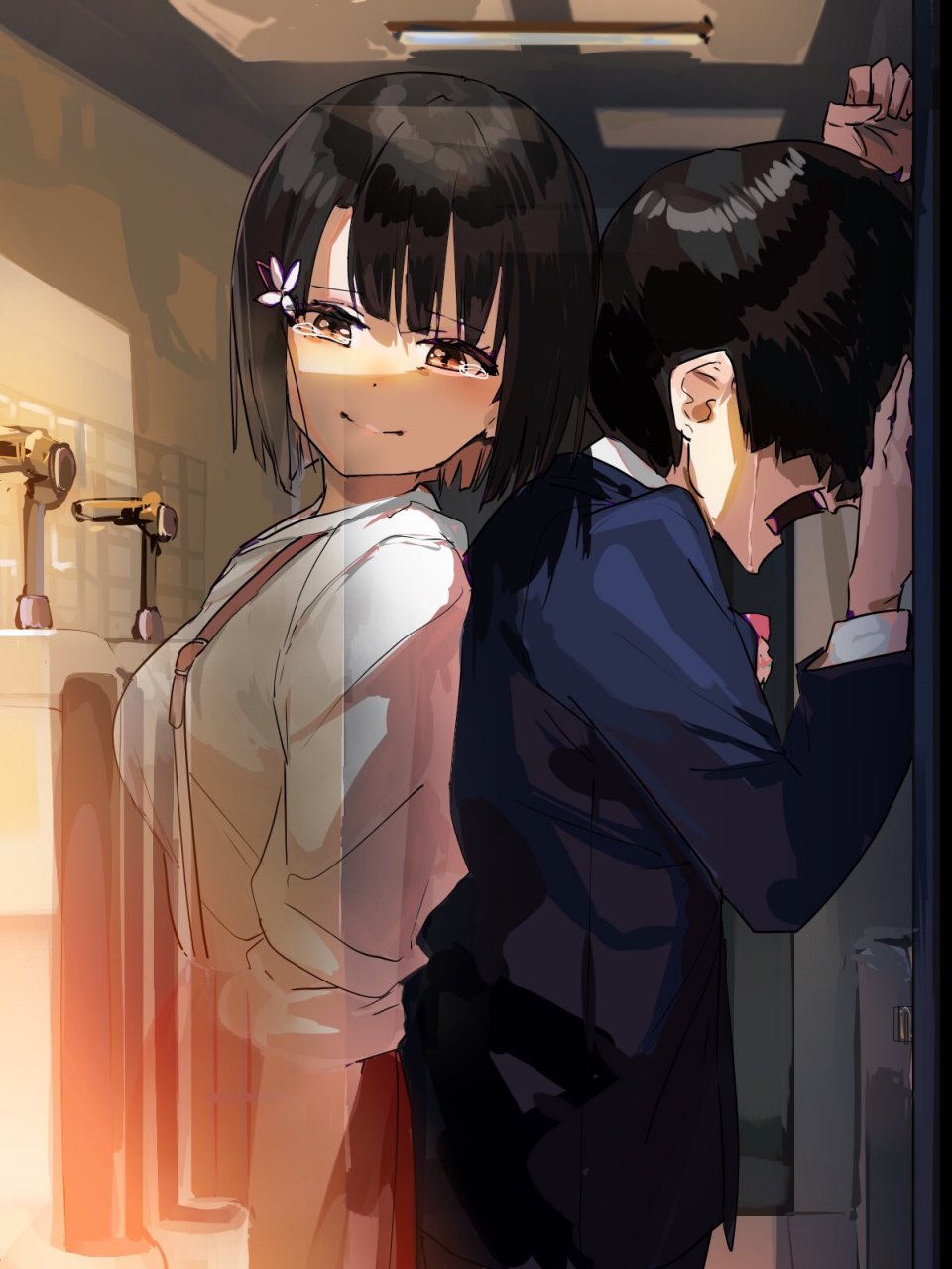 二次元# 厕所里的花子与少年 "我还能看见吗?