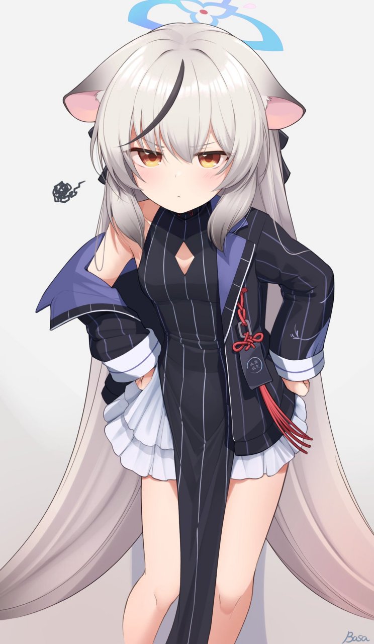 碧蓝档案# #二次元# 小心奈太可爱了,快让sensei举高高[舔屏]